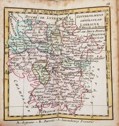 [DESNOS]. Atlas de la France divisée en ses...