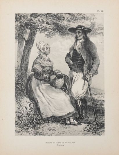 Bretagne - LALAISSE (Hippolyte). Costumes...