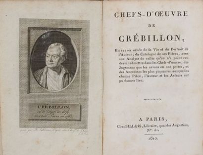 CRÉBILLON (Claude-Prosper Jolyot de). Masterpieces....