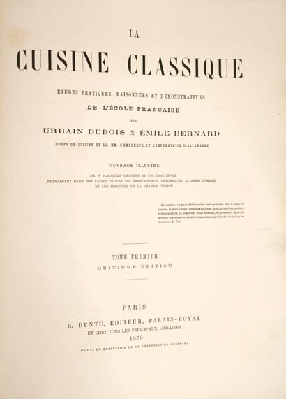 COOKING AND GASTRONOMY. Set of 2 books: 
-...