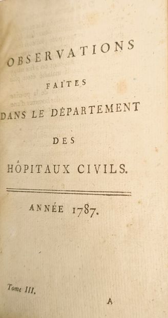 . Observations made in the department of...