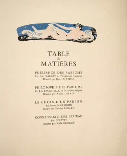 [VAN DONGEN, MATISSE, DERAIN, BERARD & BRUNHOFF...