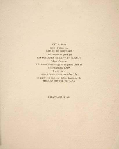 [VAN DONGEN, MATISSE, DERAIN, BERARD & BRUNHOFF...