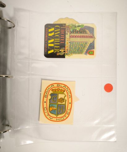 [Hotels]. Collection of 363 original hotel...