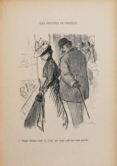 STEINLEN. Dans la Vie. Cent dessins en couleurs....
