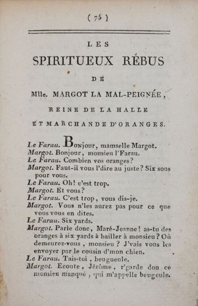 VADÉ (Jean-Joseph) & L'ÉCLUSE (Louis de Thillay,...