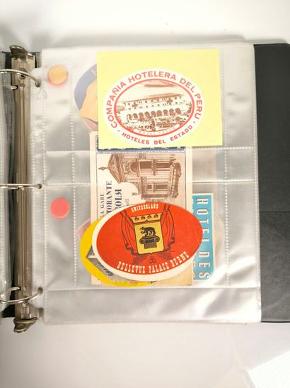 [Hotels]. Collection of 363 original hotel...