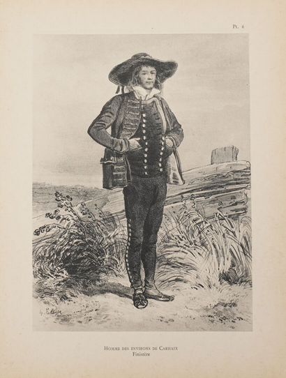Bretagne - LALAISSE (Hippolyte). Costumes...