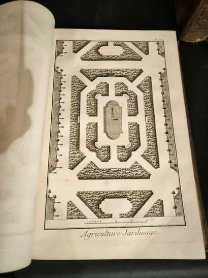 Encyclopedia. Set of 15 disparate in-folio...