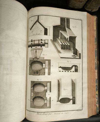 Encyclopedia. Set of 15 disparate in-folio...