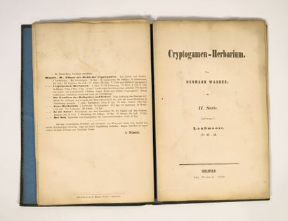 Herbarium - WAGNER (Hermann). Cryptogamen-Herbarium....