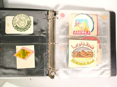 [Hotels]. Collection of 363 original hotel...
