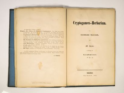 Herbarium - WAGNER (Hermann). Cryptogamen-Herbarium....