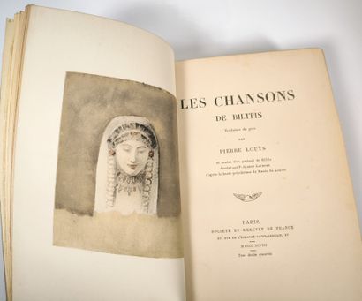 LOUYS (Pierre). Les Chansons de Bilitis....