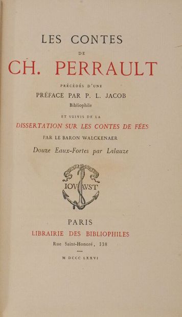 PERRAULT (Charles). Les Contes de Ch. Perrault...