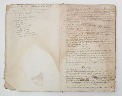 [Wines]. Handwritten correspondence register...