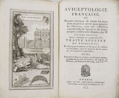 Ornithology - BULLIARD (Pierre). Aviceptologie...