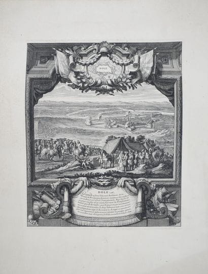 Franche-Comté (and other). Set of 7 maps...