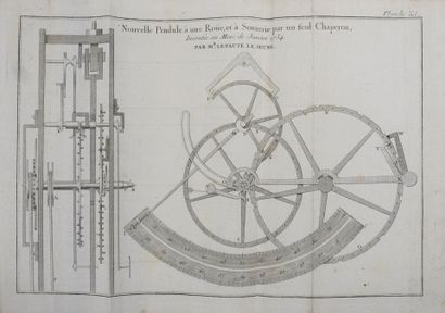 Horology - LEPAUTE (Jean-André). Traité d'horlogerie,...