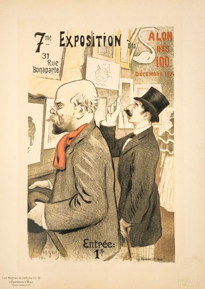 Maîtres de l'Affiche (Les). Set of 13 plates...