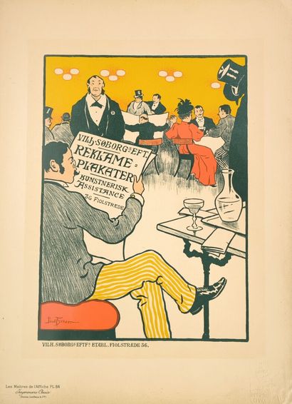 Maîtres de l'Affiche (Les). Set of 13 plates...