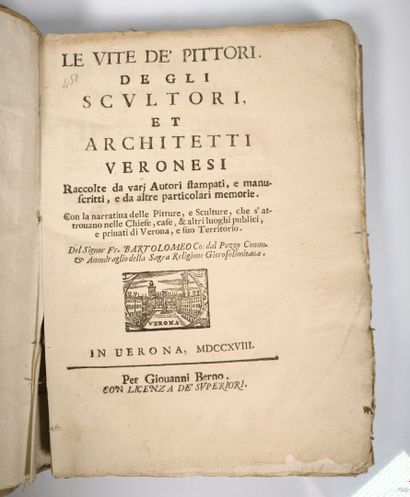 DAL POZZO (Bartolomeo). Le Vite de' Pittori,...