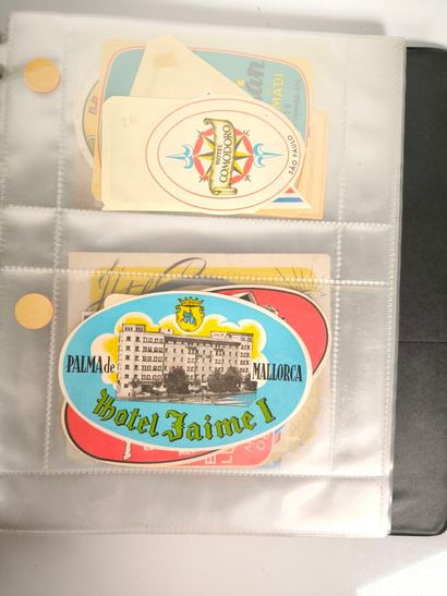 [Hotels]. Collection of 363 original hotel...