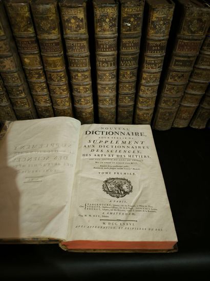 Encyclopedia. Set of 15 disparate in-folio...