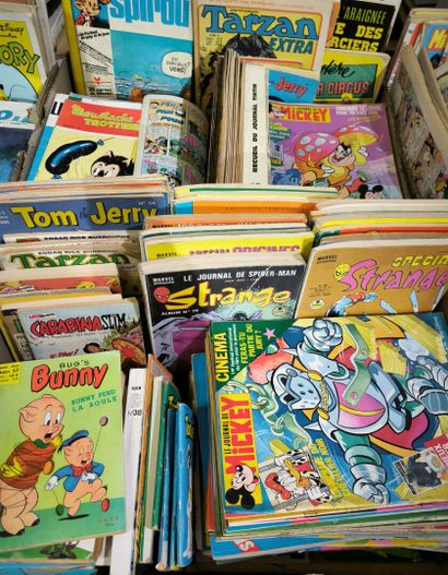 Important lot of approx. 760 French magazines...