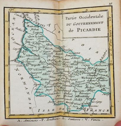 [DESNOS]. Atlas de la France divisée en ses...