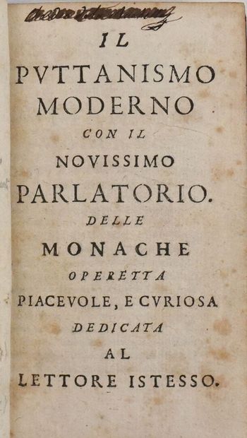 [LETI (Gregorio)]. Il Puttanismo Moderno...