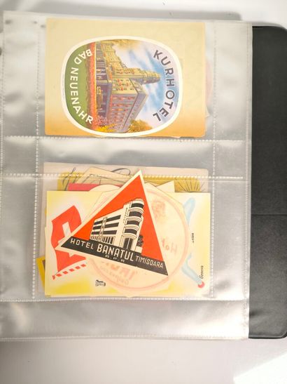 [Hotels]. Collection of 363 original hotel...
