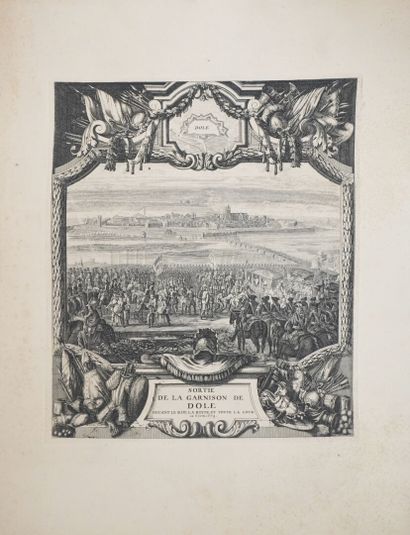 Franche-Comté (and other). Set of 7 maps...
