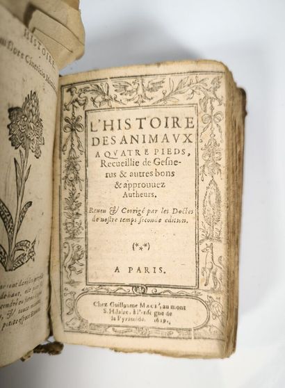 [LINOCIER (Geoffroy)]. L'Histoire des plantes,...