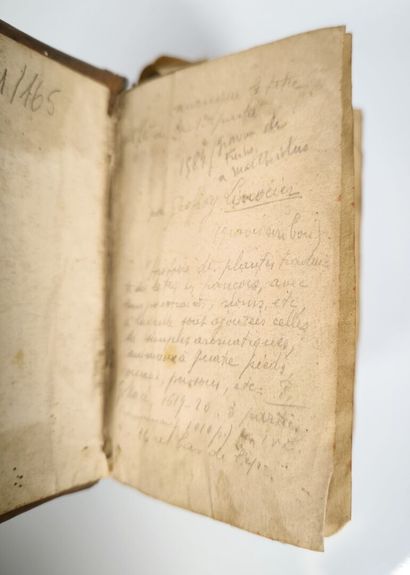 [LINOCIER (Geoffroy)]. L'Histoire des plantes,...