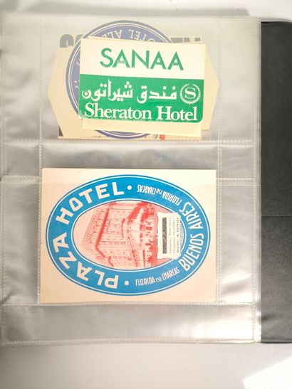 [Hotels]. Collection of 363 original hotel...