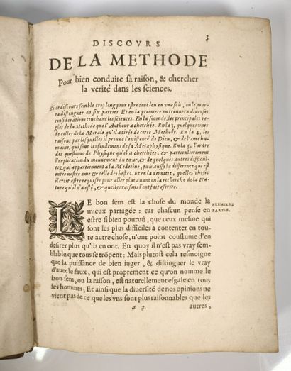 [DESCARTES (René)]. Discours de la Méthode...