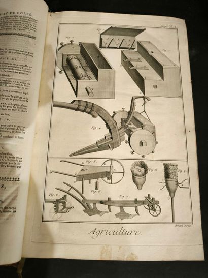 Encyclopedia. Set of 15 disparate in-folio...