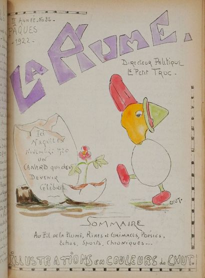 Dreux - LA PLUME, organ of the Godeau Conference....