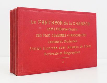 Songs. Le Panthéon de la Chanson. Masterpieces...