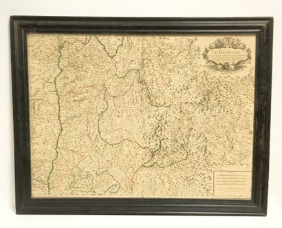 Map of Dauphiné, 1728. 52 x 71 cm. Rod