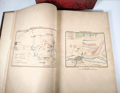 BUREAU (E.). Atlas de géographie militaire...