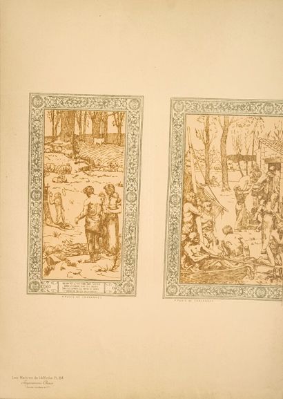 Maîtres de l'Affiche (Les). Set of 13 plates...