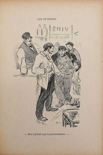 STEINLEN. Dans la Vie. Cent dessins en couleurs....