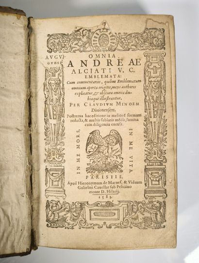 ALCIAT (Andrea). Omnia Andreae Alciati V.C....
