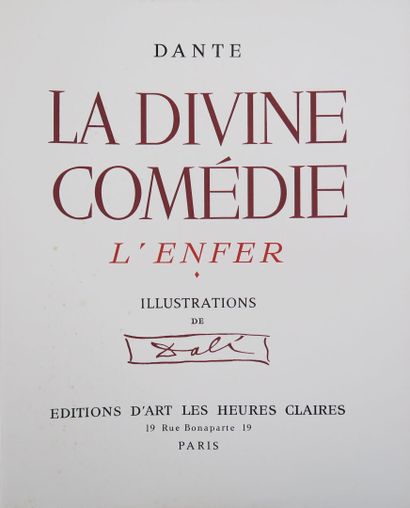 DALI (Salvador) & DANTE ALIGHIERI. The Divine...