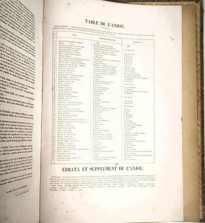 WISMES (Baron de). Le Maine et l'Anjou historiques,...