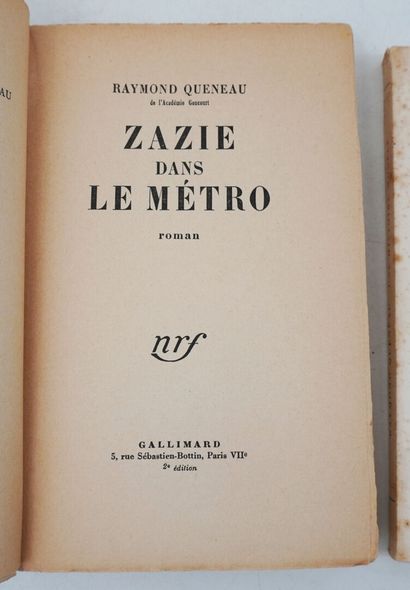 QUENEAU (Raymond), Zazie dans le métro. 2nd...