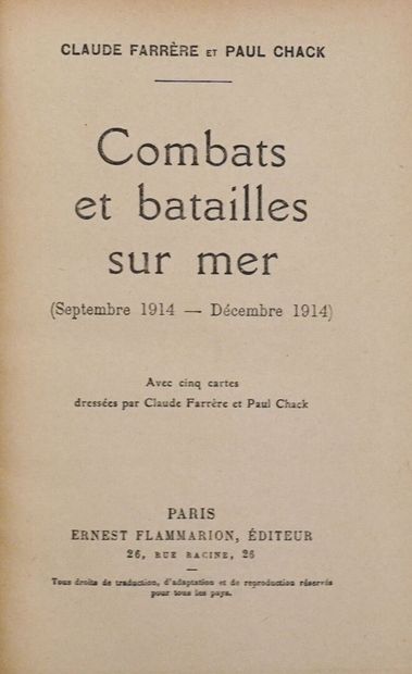 FARRÈRE (Claude) & CHACK (Paul). Combats...