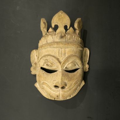 INDE - XXe siècle
Masque en bois à traces...
